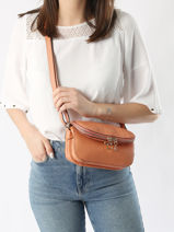 Small Leather Tradition Crossbody Bag Etrier Brown tradition ETRA059S-vue-porte