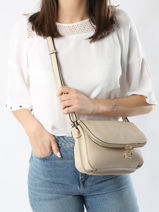 Medium Leather Tradition Crossbody Bag Etrier Blue tradition ETRA059M-vue-porte