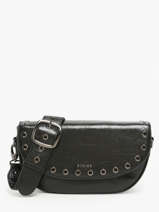 Sac Bandoulire Joey Cuir Etrier Noir joey EJOE065M