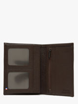 Wallet Madras Leather Etrier Brown madras EMAD442-vue-porte