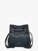 Small Leather Tradition Bucket Bag Etrier Blue tradition ETRA004S