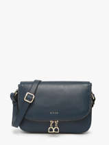 Medium Leather Tradition Crossbody Bag Etrier Blue tradition ETRA059M