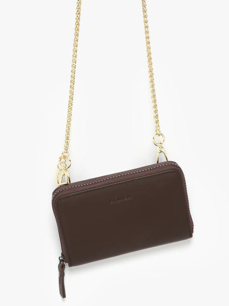 Leather Oxer Wallet Etrier Brown oxer EOXE090M other view 1