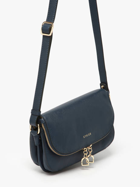 Small Leather Tradition Crossbody Bag Etrier Blue tradition ETRA059S other view 1