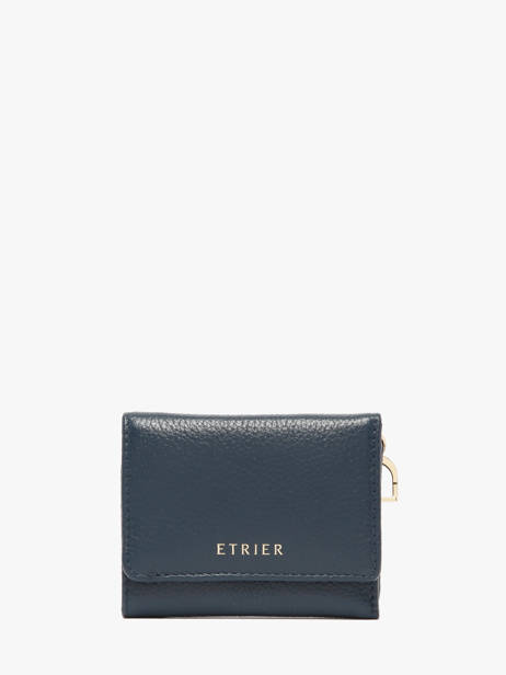 Leather Tradition Coin Purse Etrier Blue tradition ETRA095S