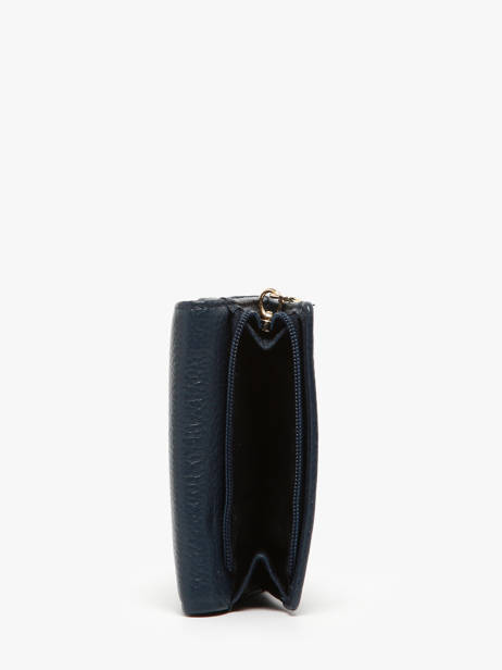 Leather Tradition Coin Purse Etrier Blue tradition ETRA095S other view 2