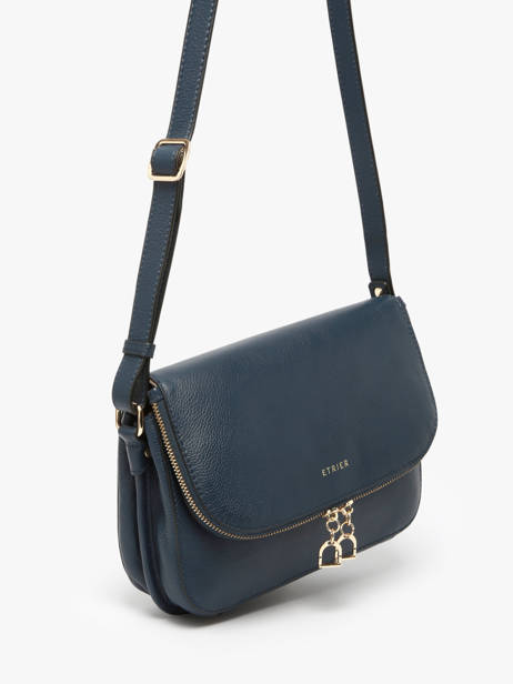 Medium Leather Tradition Crossbody Bag Etrier Blue tradition ETRA059M other view 1
